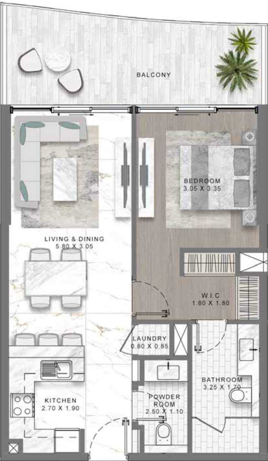 Floor Plans of DAMAC Lagoon Views