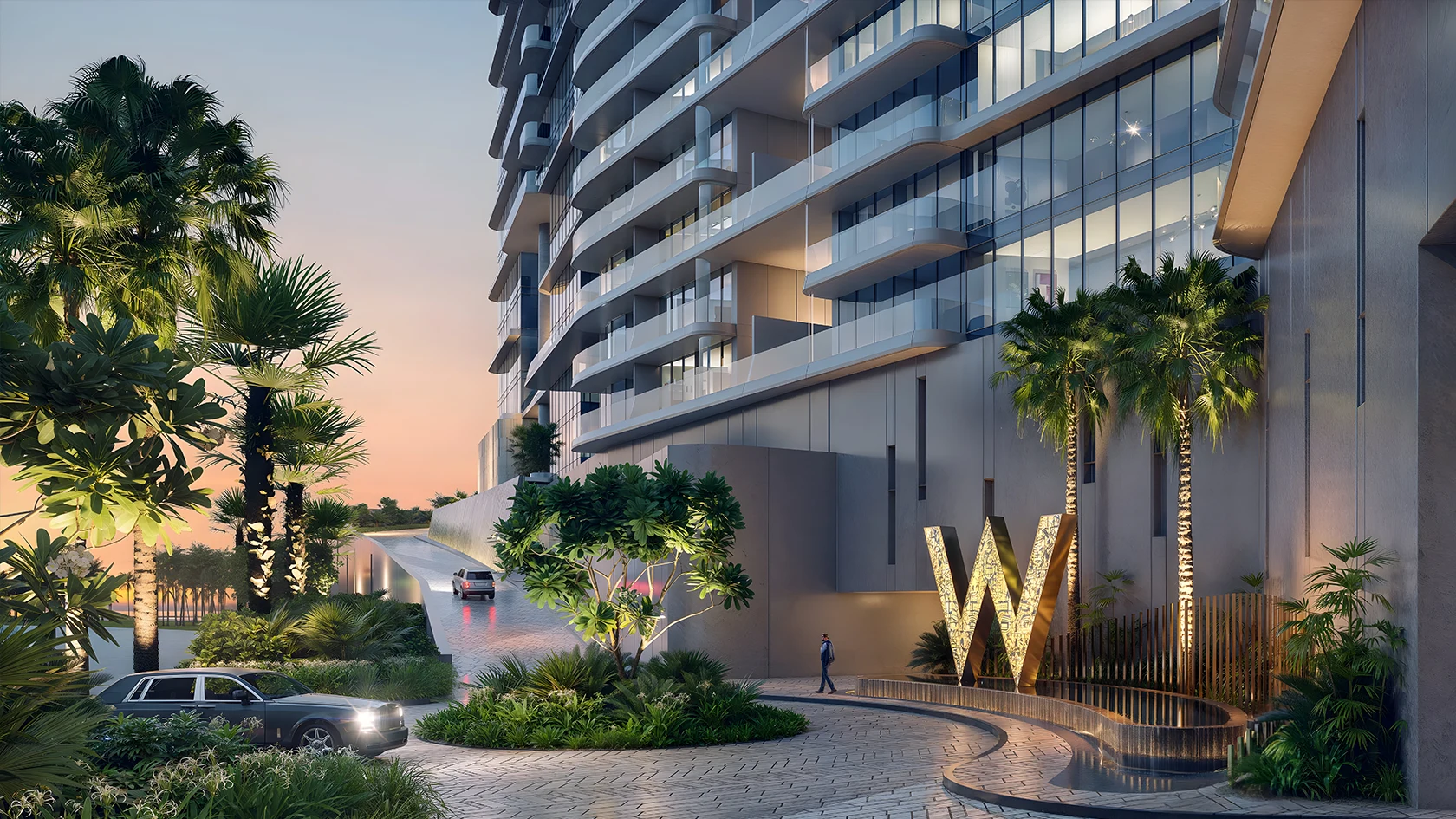 Апартаменты W Hotels & Residences на острове Al Marjan Island
