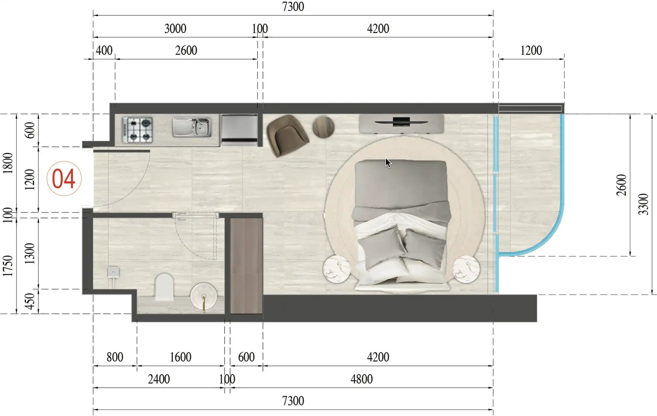 Floor Plans for Guzel Towers in Dubai