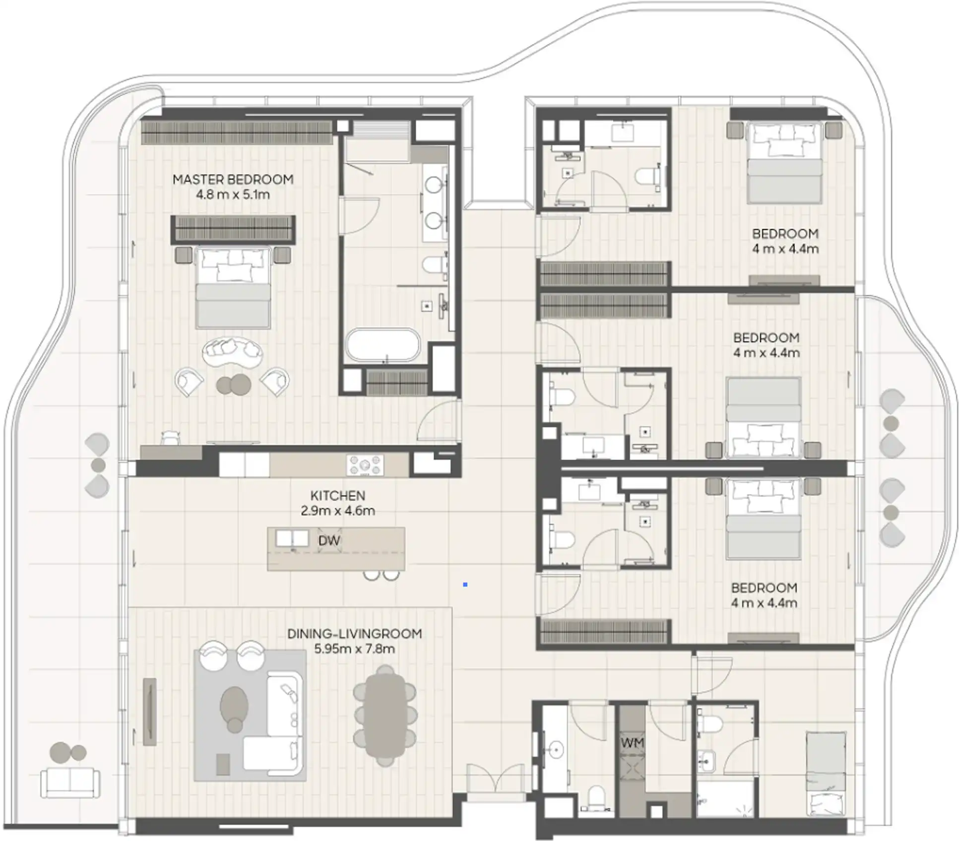 Floor Plans of LIV Oceanside