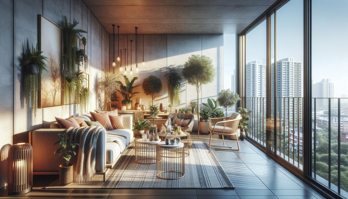 Как оформить балкон или лоджию: идеи, которые повышают аренду Уютный оформленный балкон с растениями