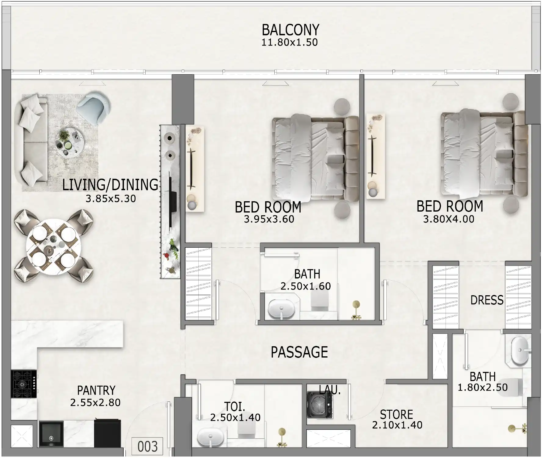 Floor Plans for Casa Altia by YAS Developers in Dubai