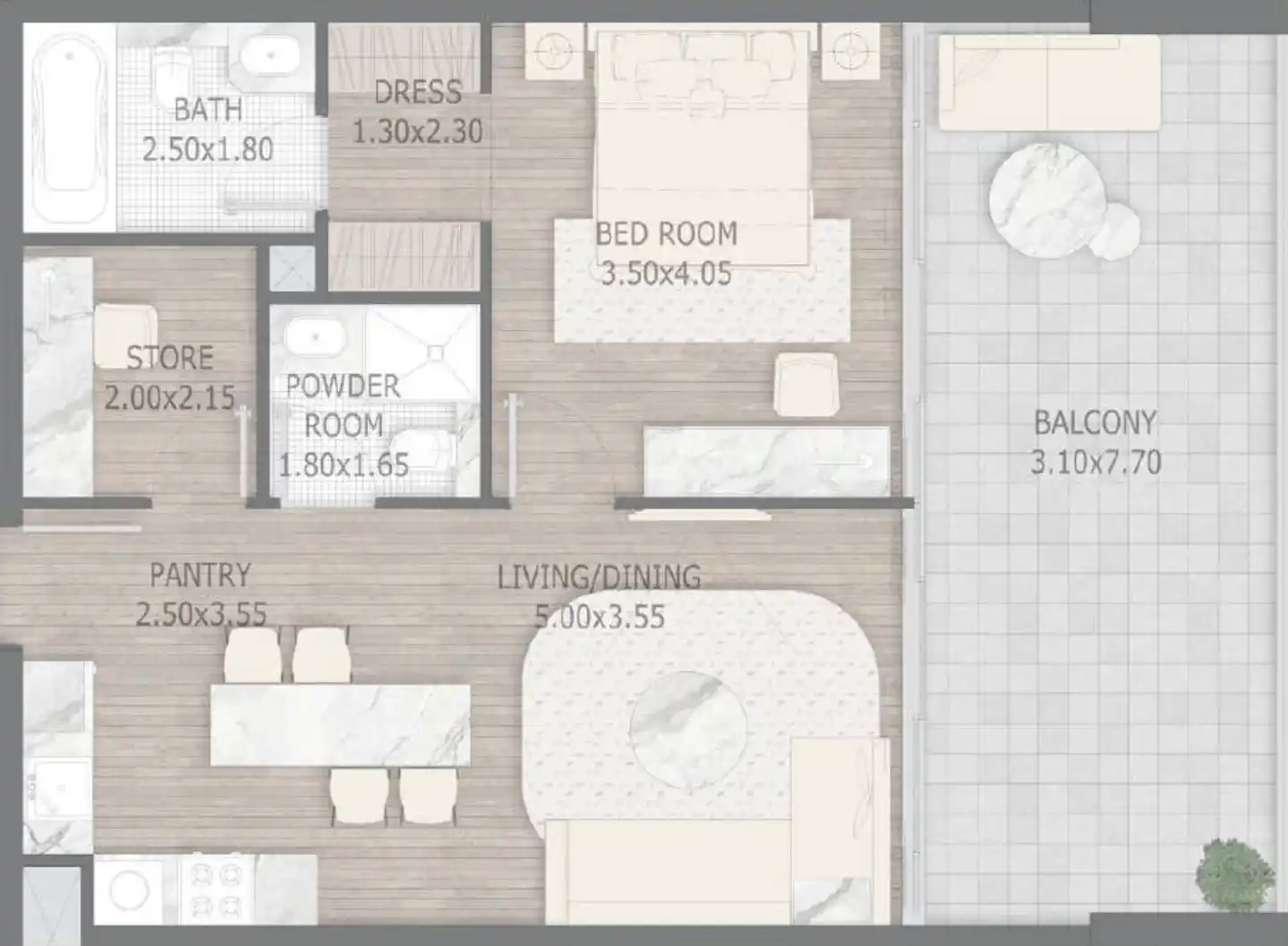 Floor Plans of Stamn One