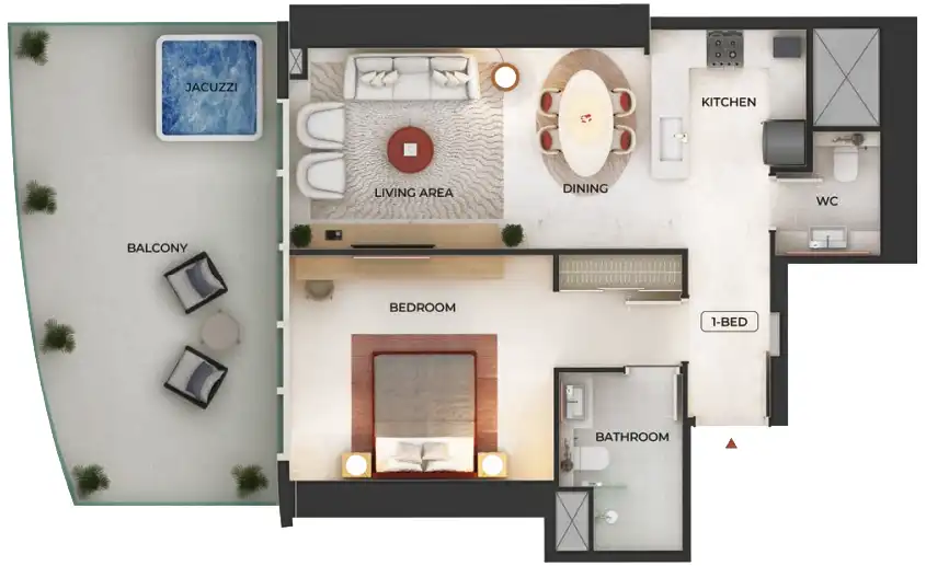 Floor Plans for Binghatti Skyblade in Dubai
