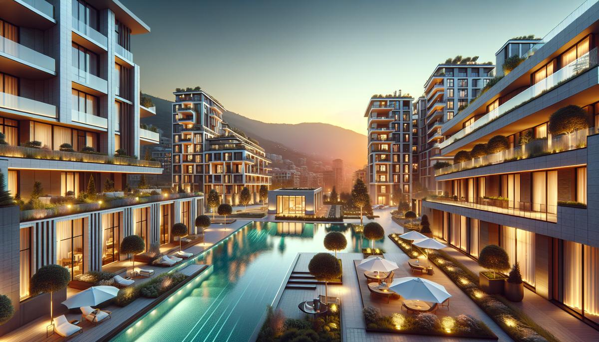 Лучшие комплексы с бассейном и охраной в Батуми Жилой комплекс в Батуми с бассейном и охраной