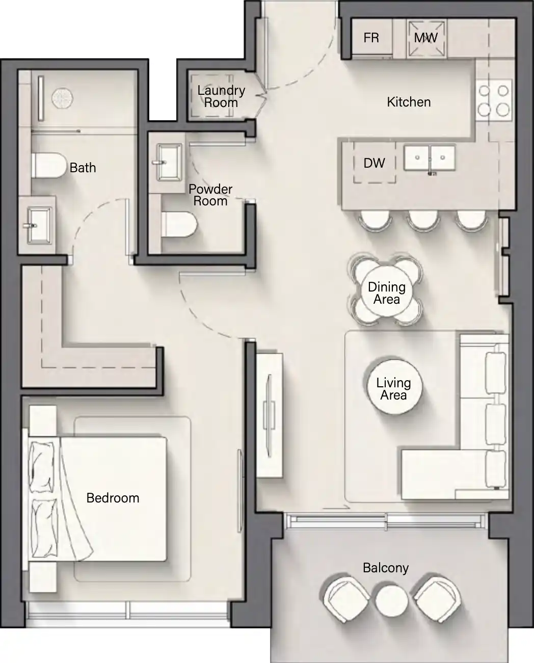 Floor Plans for Ellington Playa Del Sol in Ras Al Khaimah