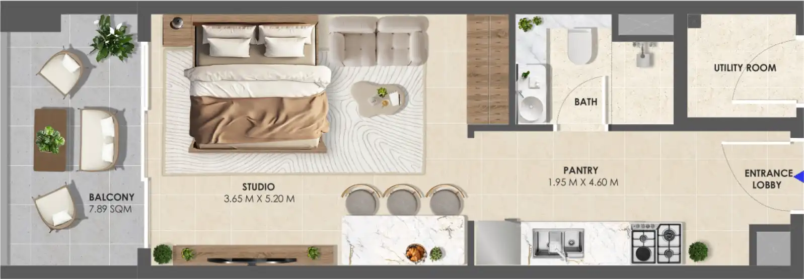 Floor Plans for Vivida Residences in Dubai