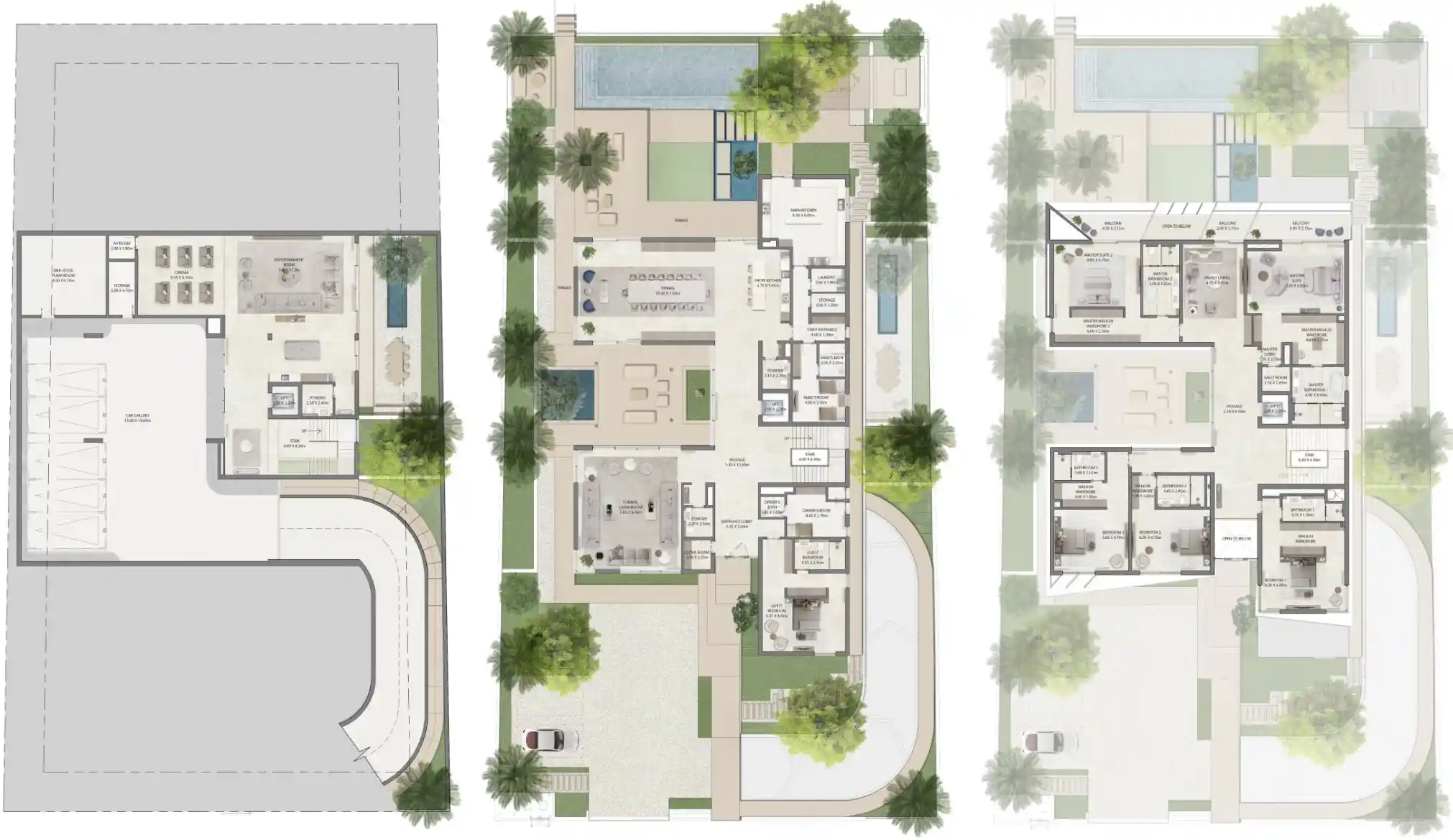 Floor Plans for Emaar Lavita The Oasis in Dubai