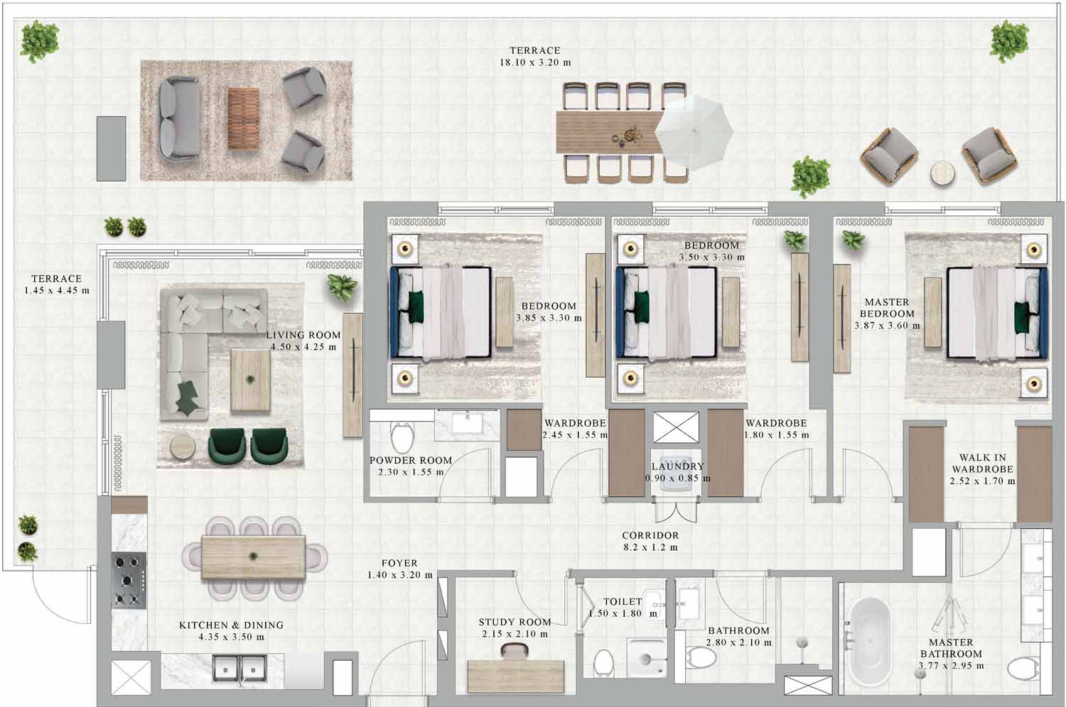 Floor Plans of Emaar Golf Hillside