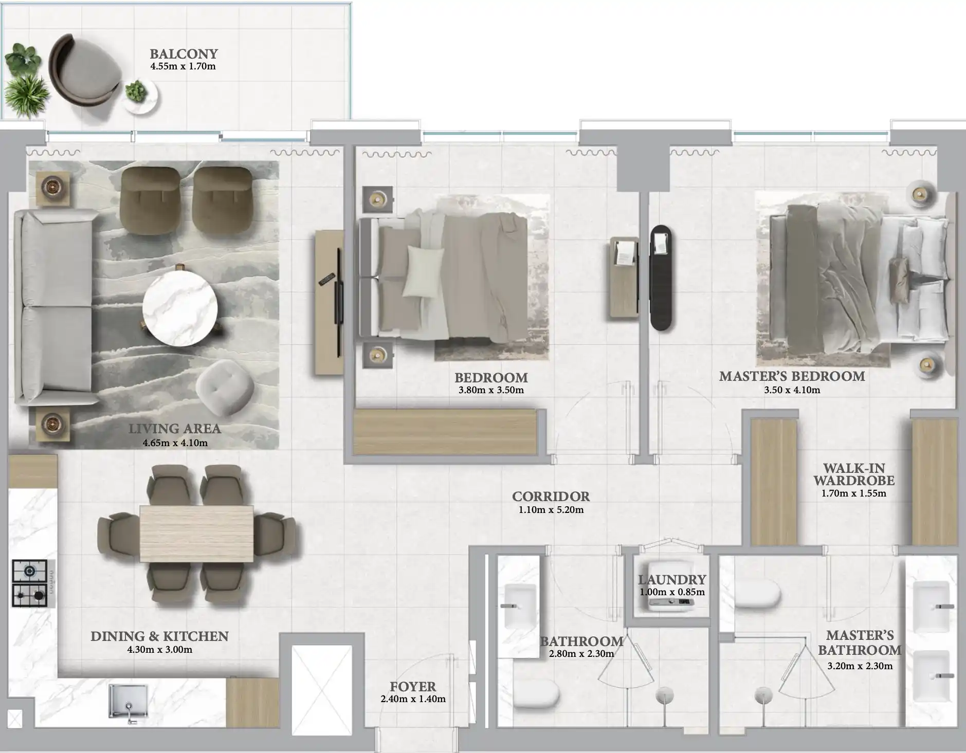 Floor Plans for Emaar Marina Place in Dubai