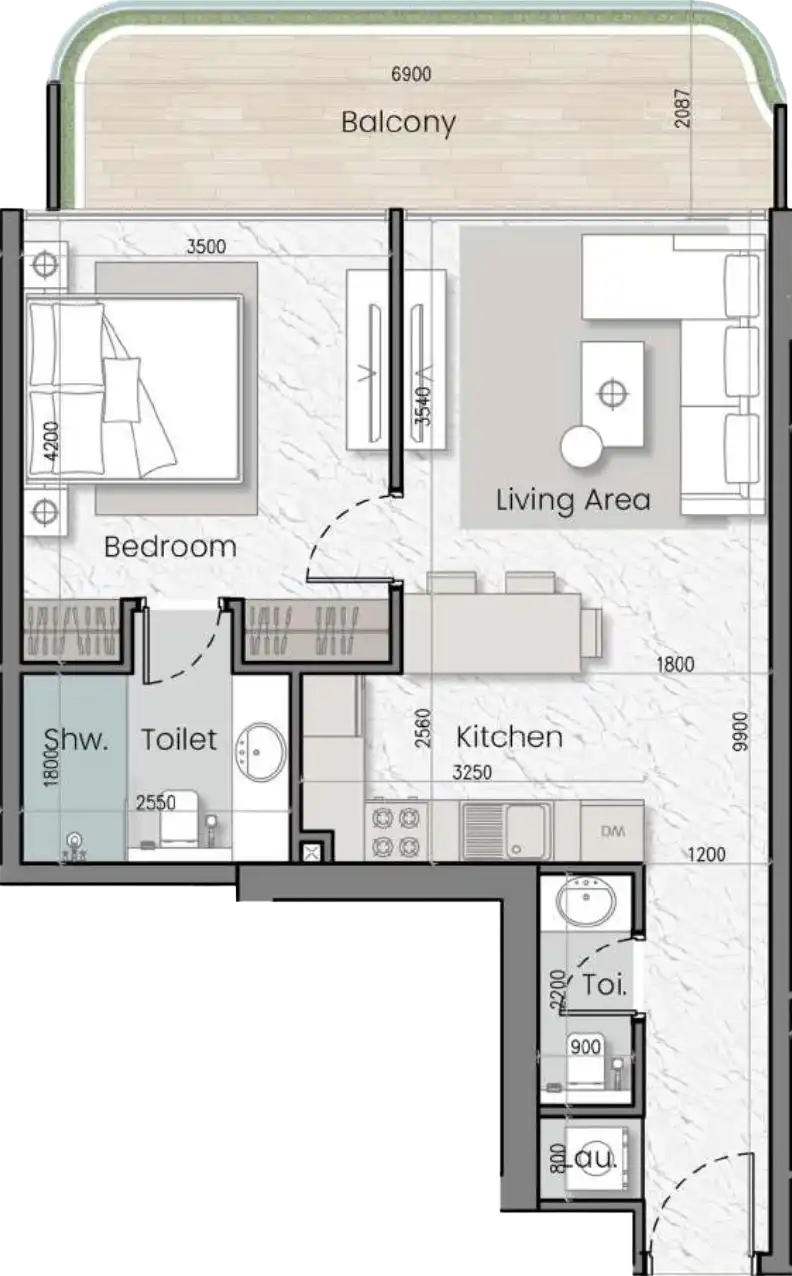 Floor Plans of MAK I’Sola Bella