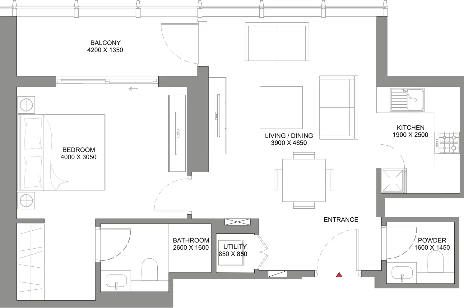 Floor Plans of The Element at Sobha One