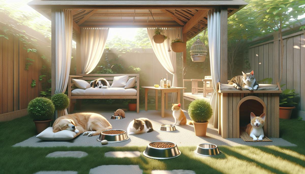 Как одна бабушка превратила свой двор в маленький приют добра Уютный двор с простым укрытием и мисками для животных