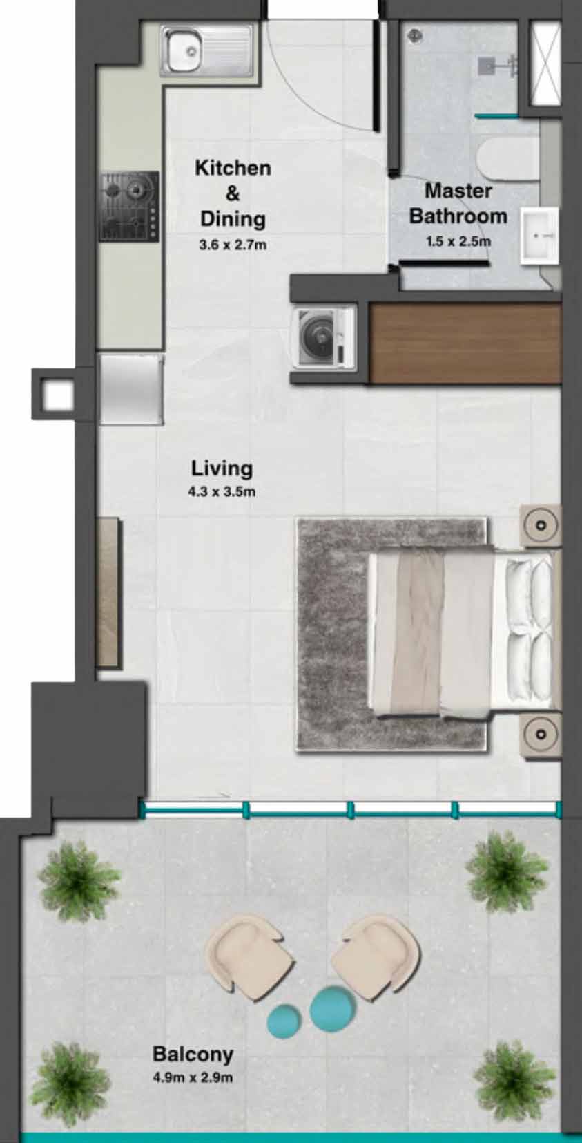 Floor Plans of Sky Hills Residences 2