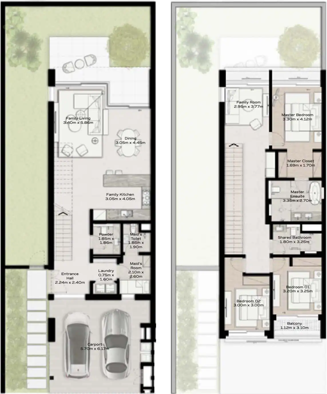 Floor Plans for Meraas Nad Al Sheba Gardens in Dubai