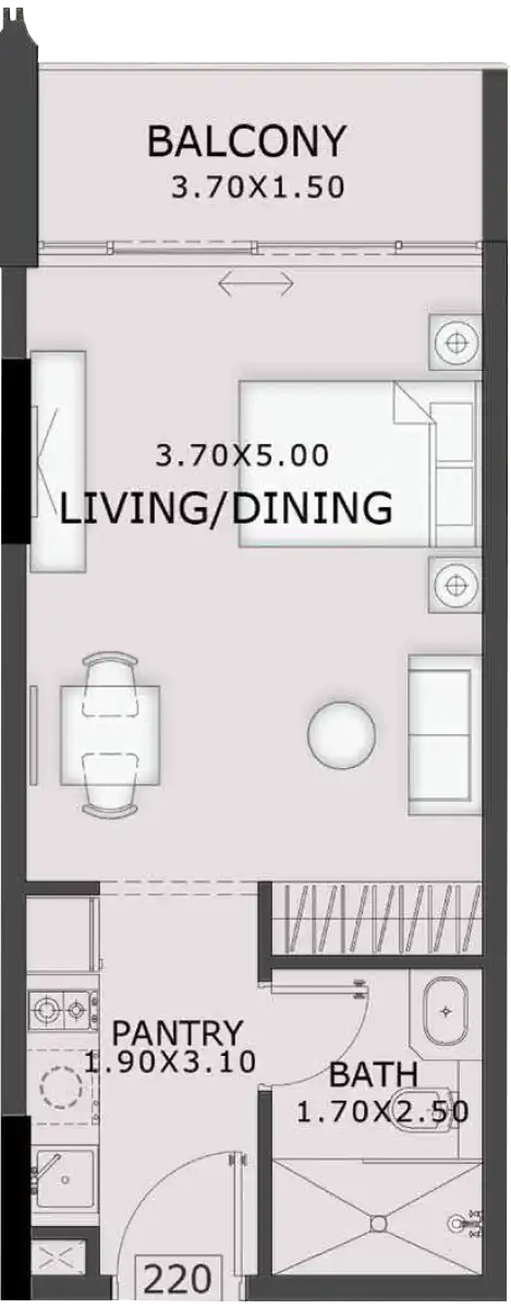 Floor Plans for 99 Parkplace JVC in Dubai