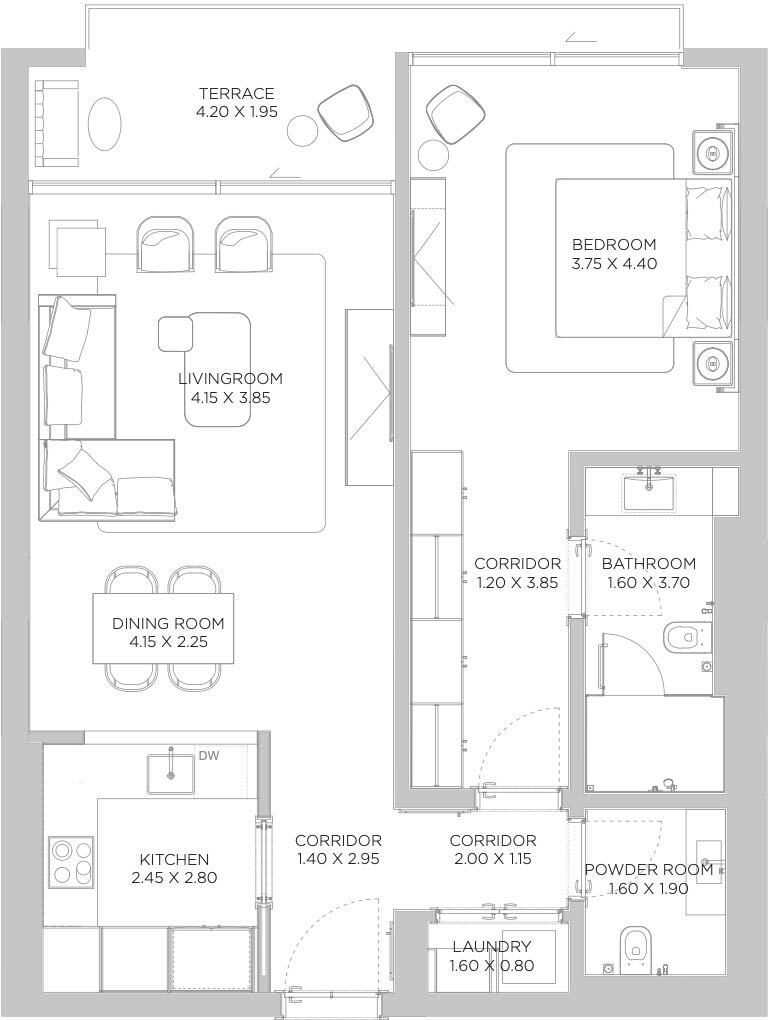 Floor Plans of Rixos Dubai Islands Hotel & Residences