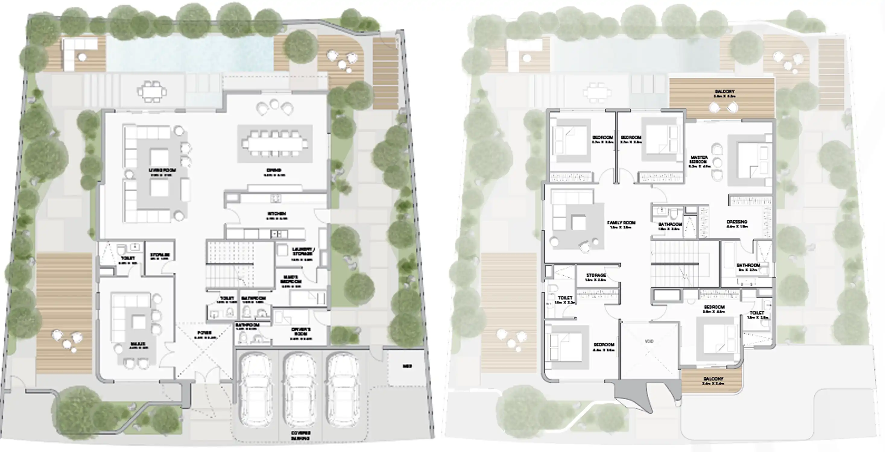 Floor Plans of Khalid Bin Sultan City