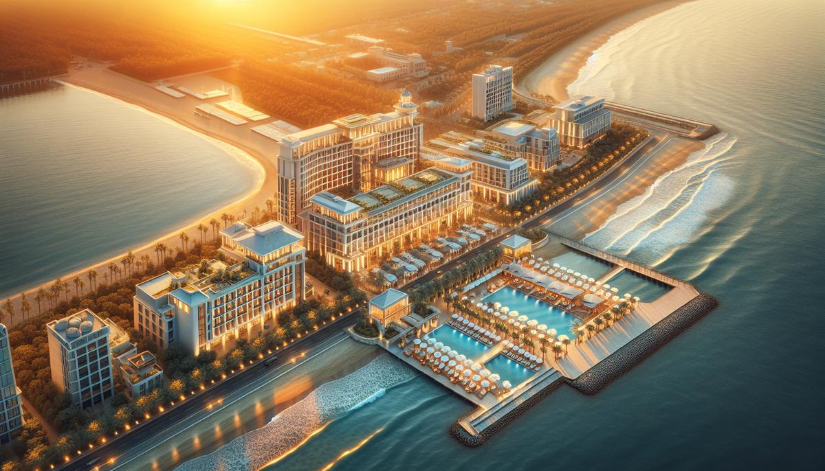 Инвестиции в гостиничные проекты Батуми Гостиничный проект в Батуми — вид на море и фасад