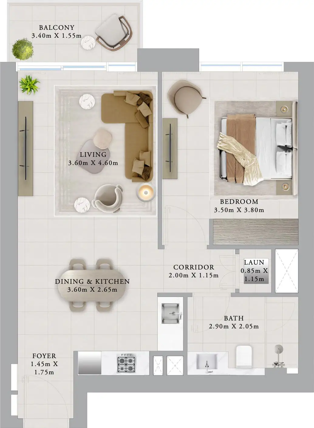 Floor Plans for Emaar Valo in Dubai