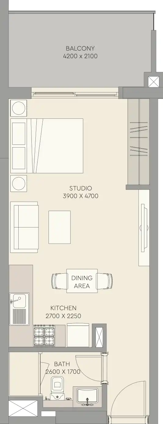 Floor Plans of Meraki The Haven 2