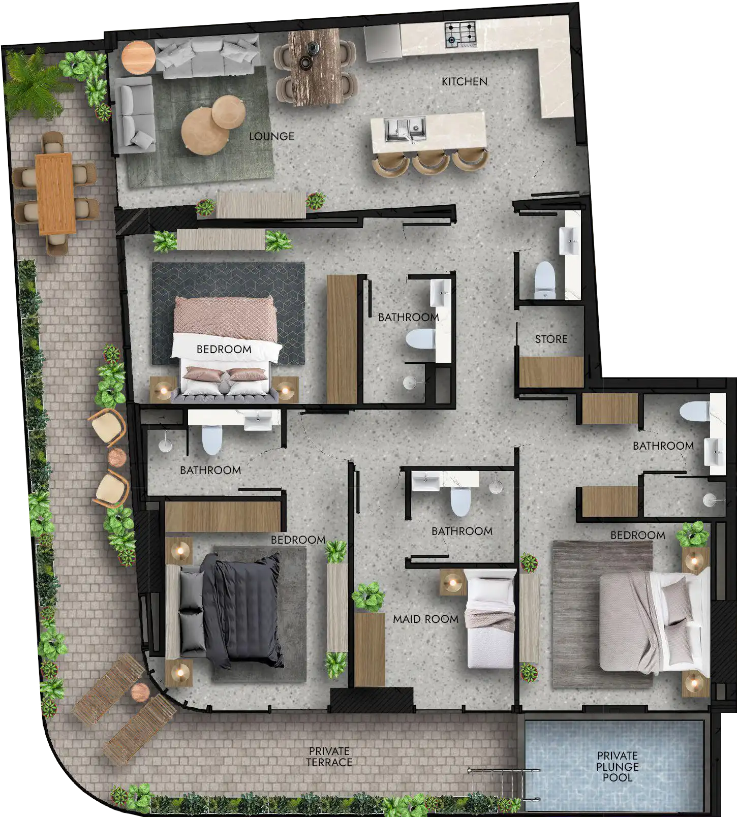 Планировки Lucky Oasis Residence