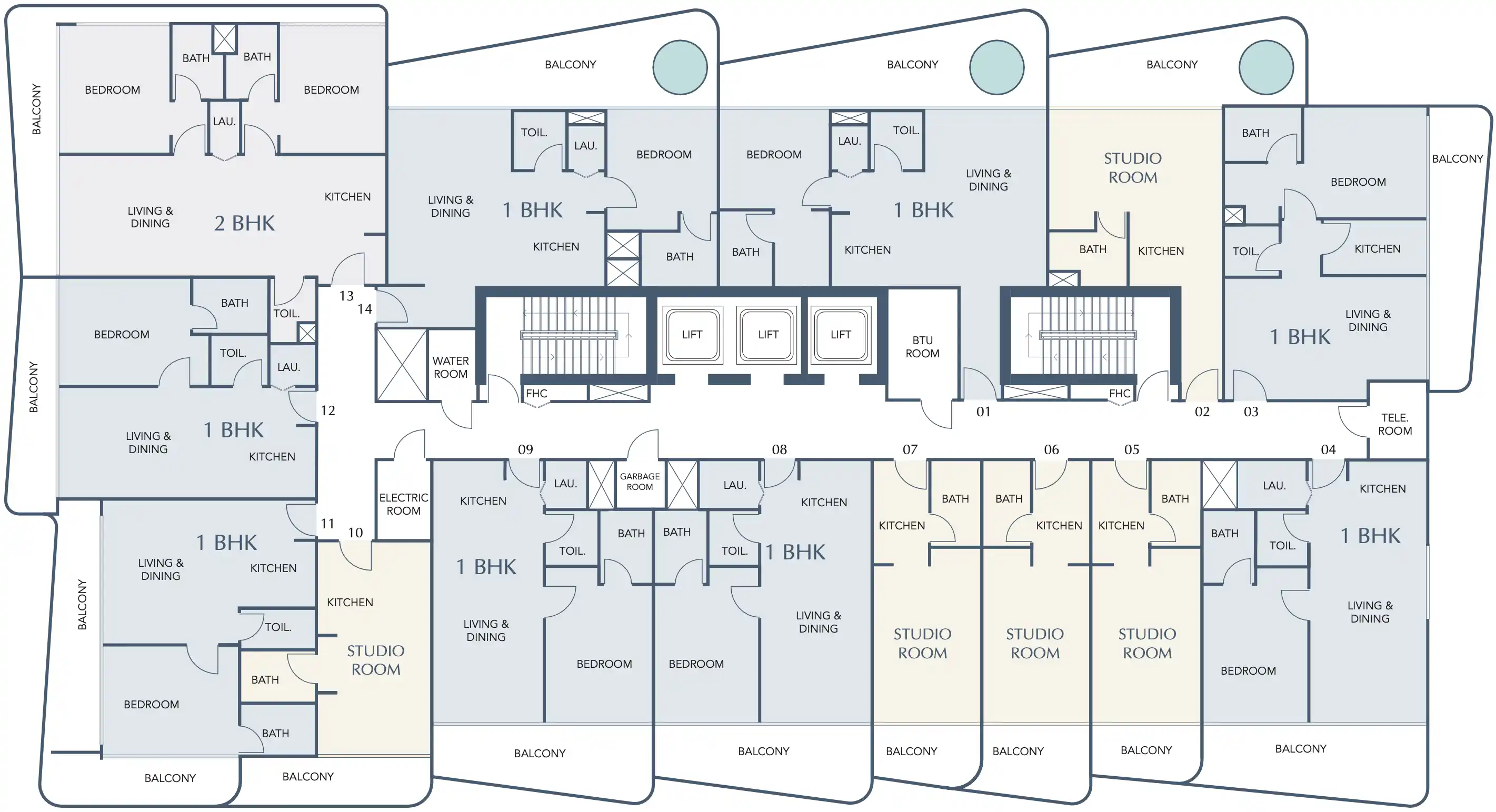 Floor Plans of Imtiaz Cove Edition 2