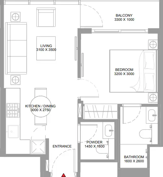 Floor Plans of Sobha Yachtside Marina Residences