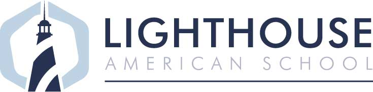 Логотип американской частной школы Lighthouse American School Монклоа-Аравака Мадрид Испания с 2 до 16 лет studyspain.eu