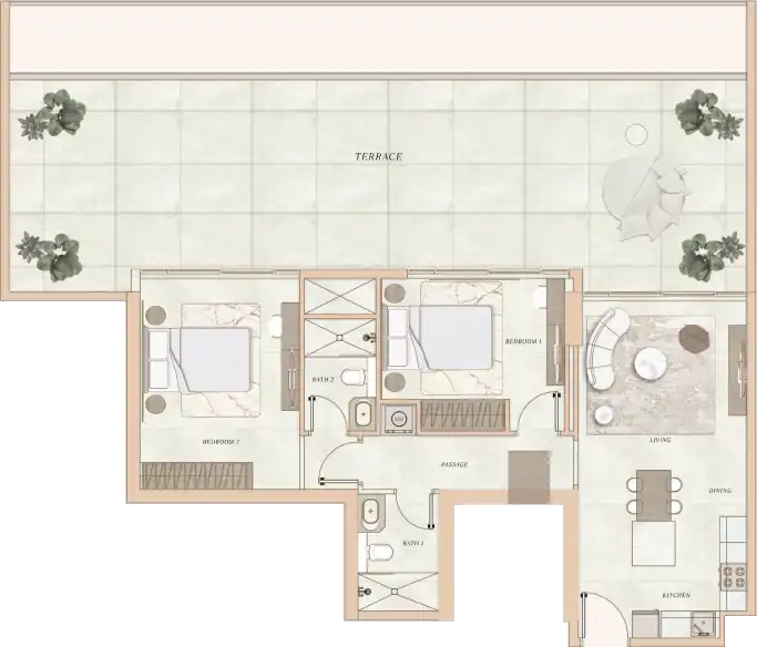 Floor Plans of La Vue by MAAIA