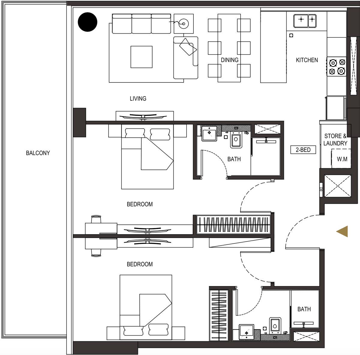 Floor Plans of Binghatti Hills