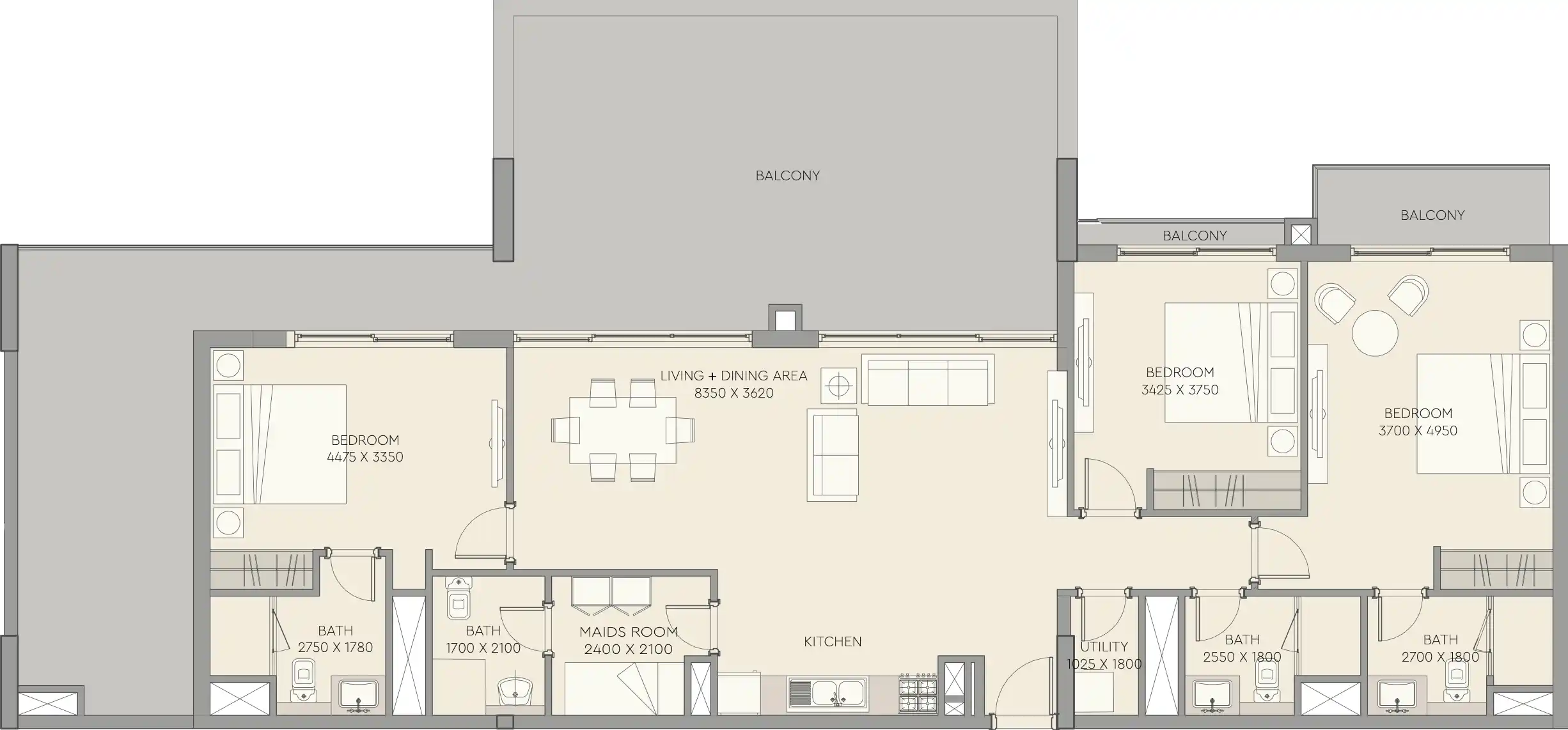 Floor Plans of Meraki The Haven 2