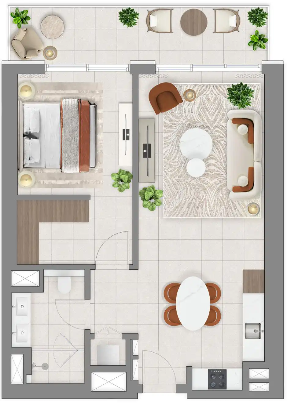 Floor Plans of Emaar Vida Residences Hillside
