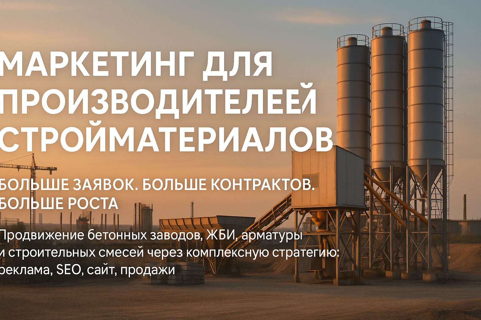 Как привлечь новых клиентов для производства строительных материалов (кирпич, бетон, пеноблоки)