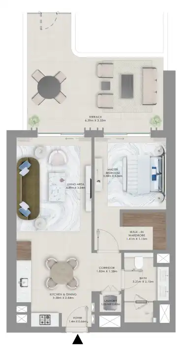 Floor Plans for Emaar Baystar by Vida in Dubai