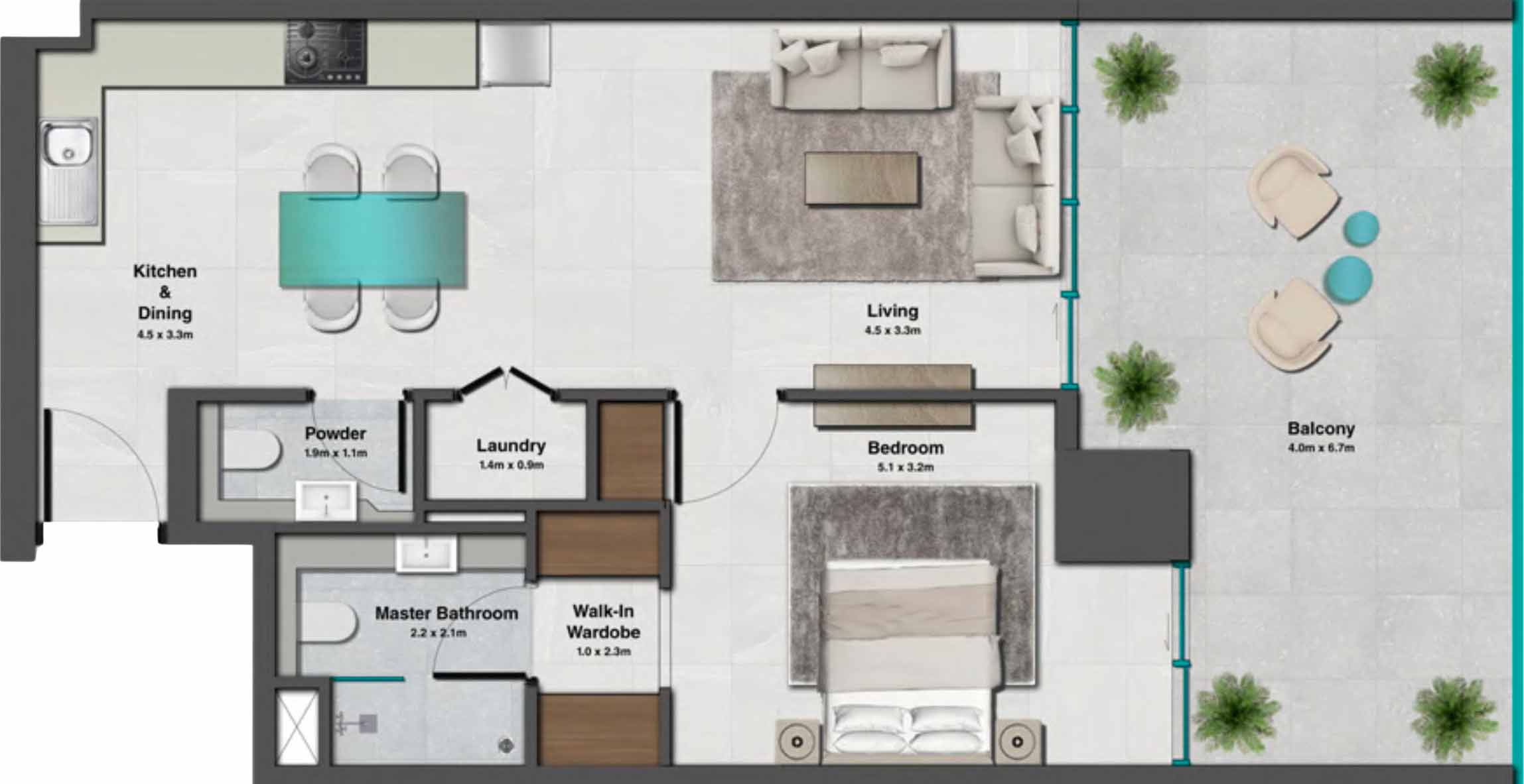 Floor Plans of Sky Hills Residences 2