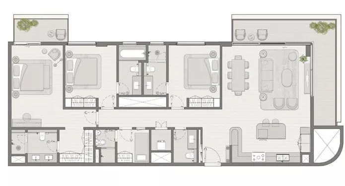 Floor Plans of Madinat Jumeirah Living Elara