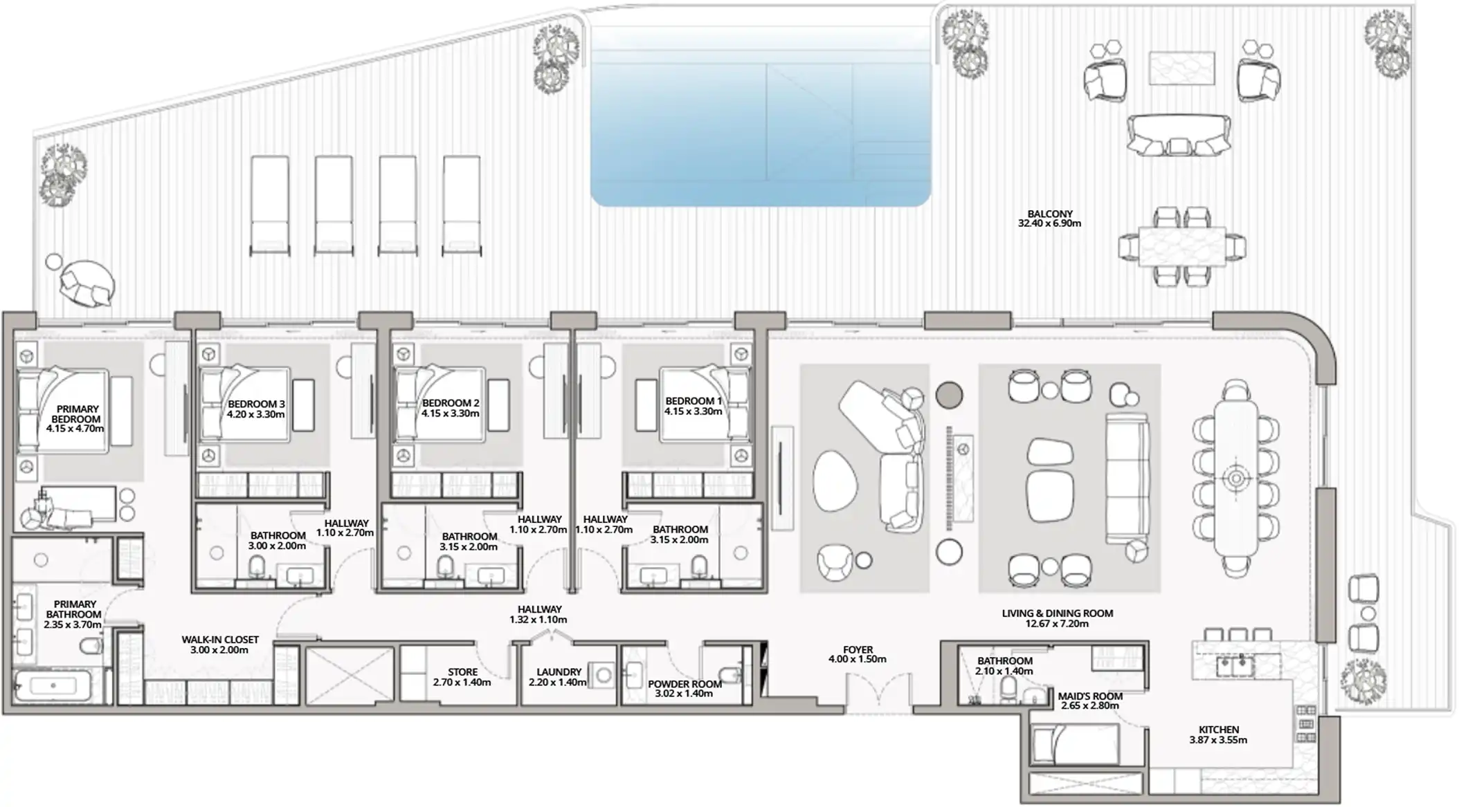 Floor Plans for Meraas Nourelle at Madinat Jumeirah Living in Dubai