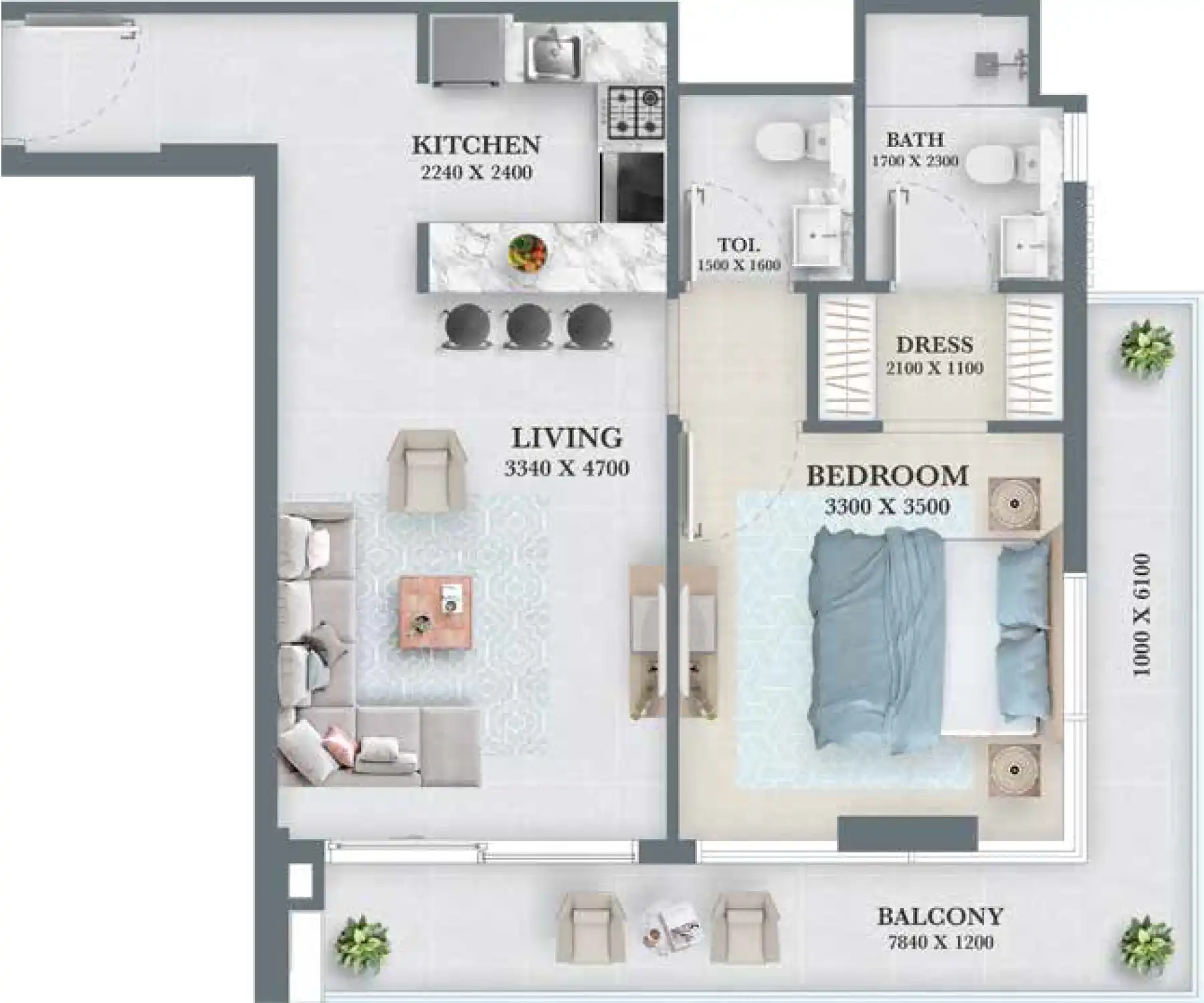 Планировка Aum 99 Residences