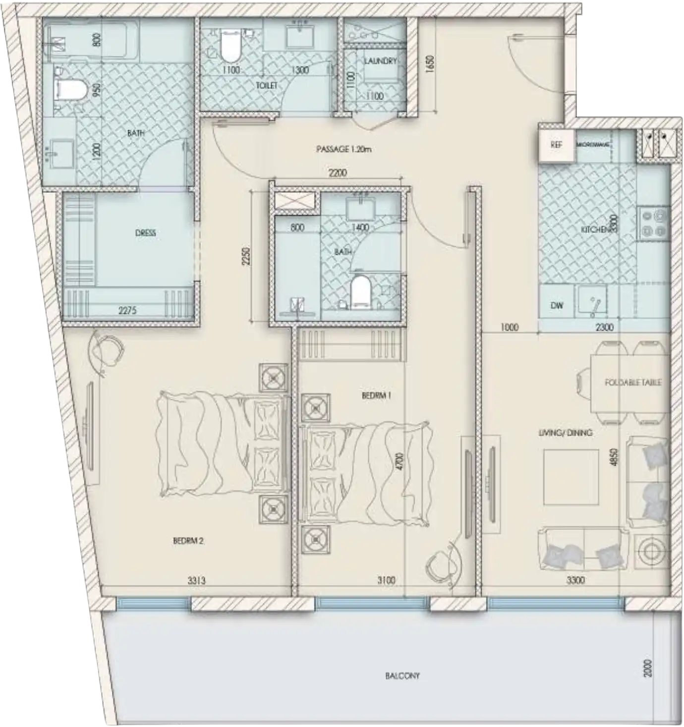 Floor Plans of Enaya Residences