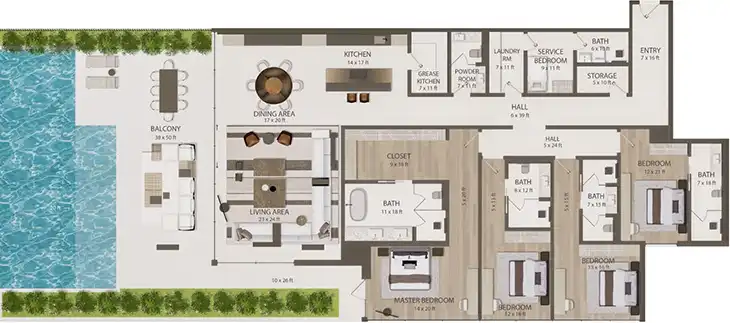 Floor Plans for Omoria Private Residences in Dubai