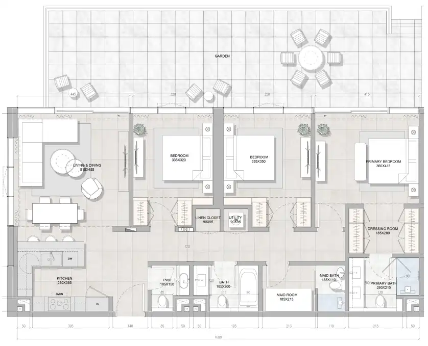 Планировки RAK Properties Solera Downtown Mina