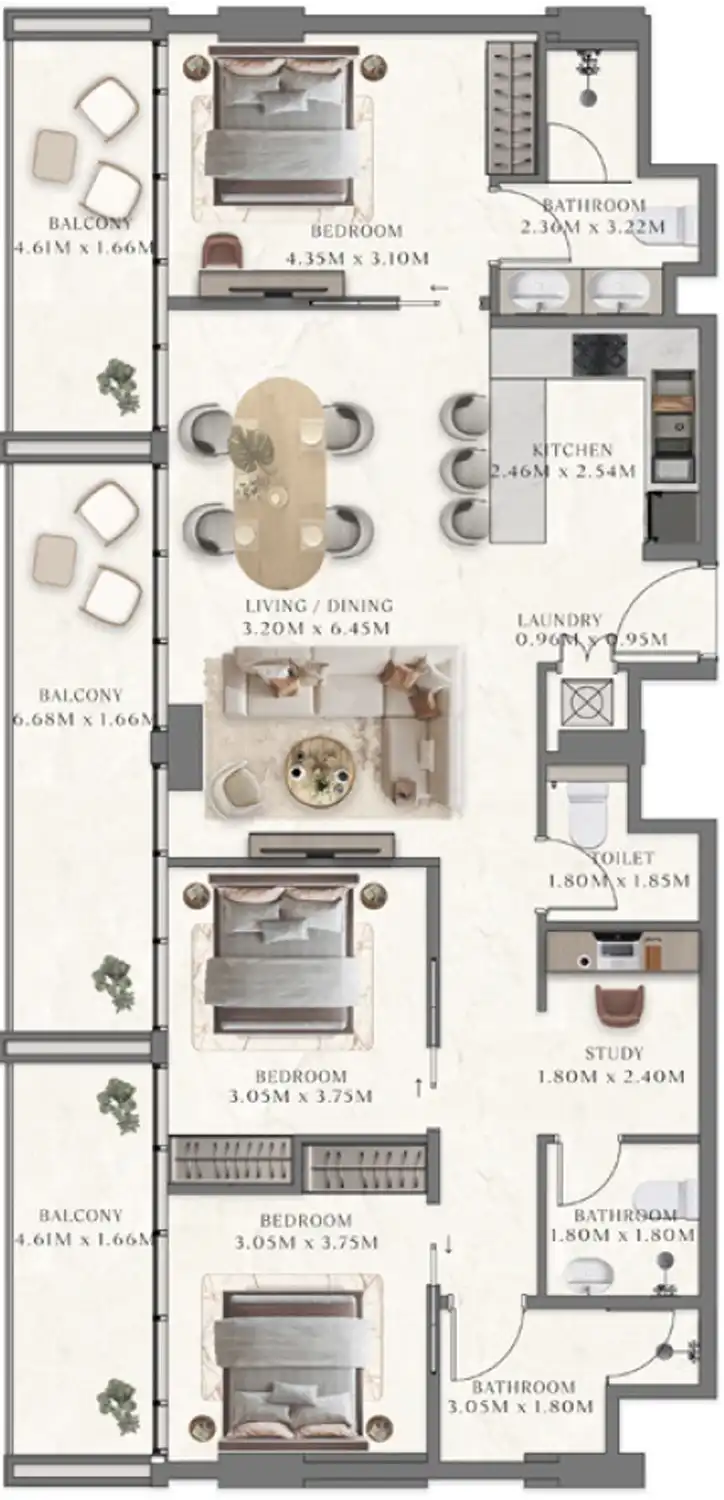 Floor Plans of The Collection at Taiyo
