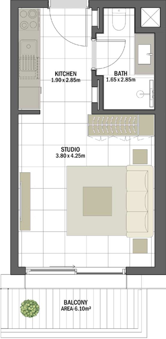 Floor Plans of Eagle Hills Rehan Residences