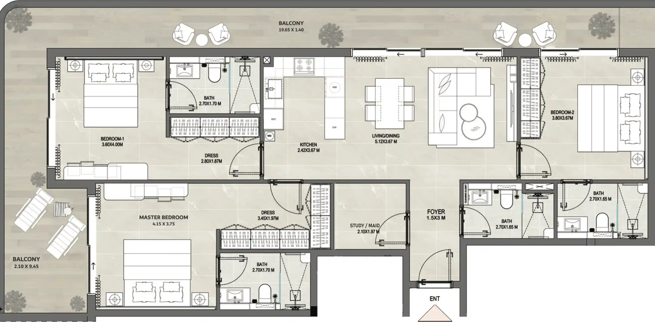 Floor Plans of Enso Jade