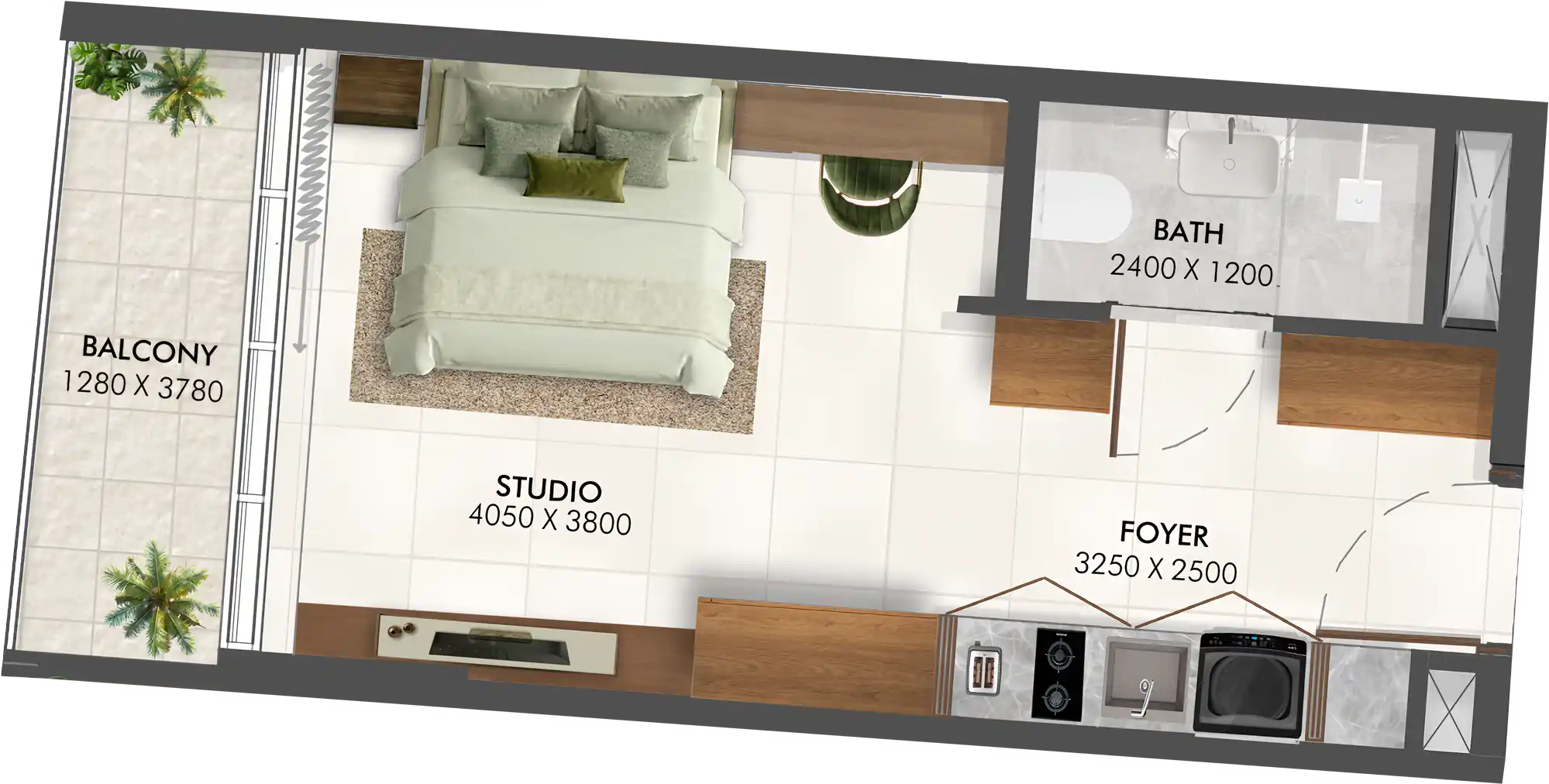 Floor Plans for Enchante by Grid in Dubai