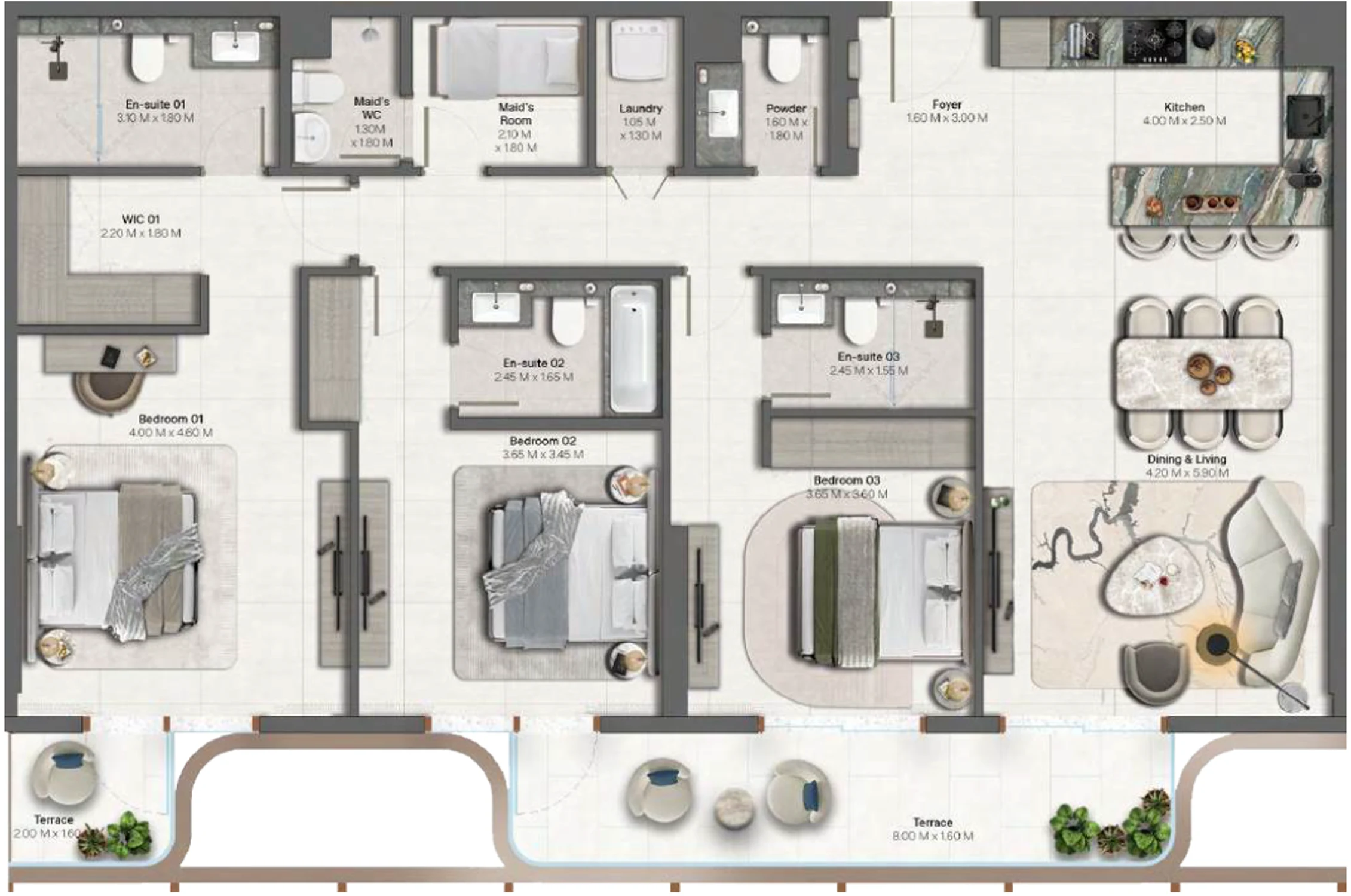 Планировка Hado by BEYOND