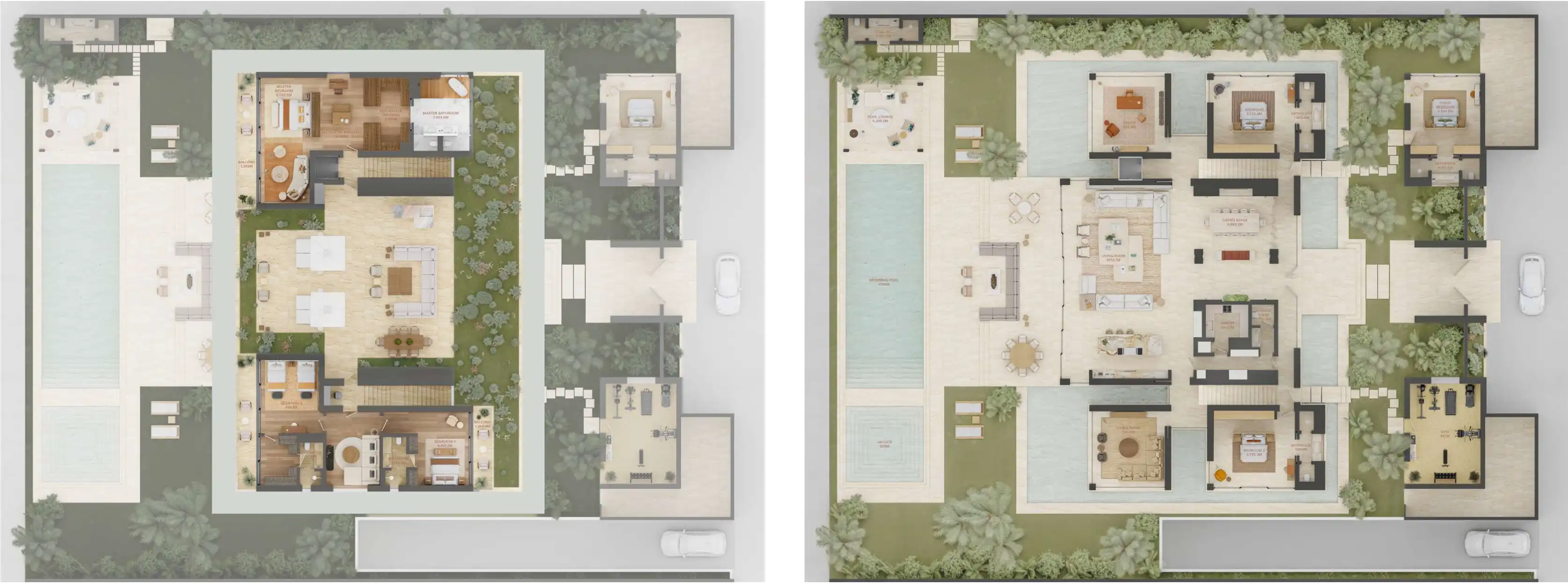 Floor Plans of Eden Hills Villas