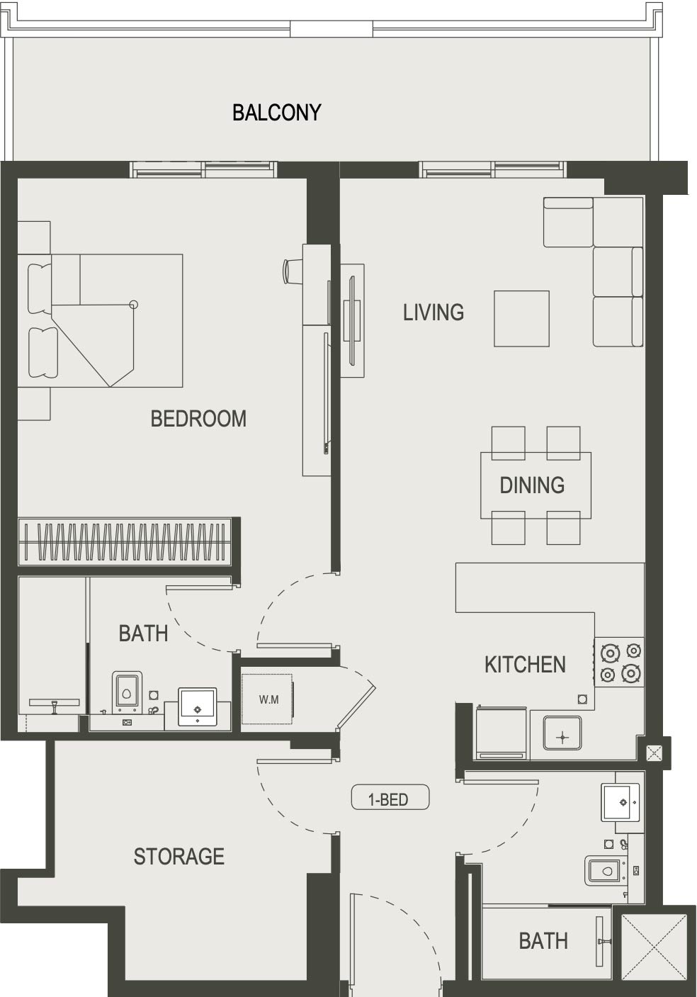 Floor Plans of Binghatti Dawn