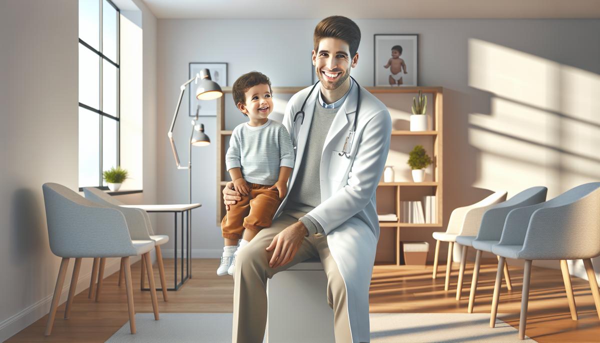 Педиатры и детские клиники: как искать «своего» врача Педиатр осматривает ребёнка в кабинете